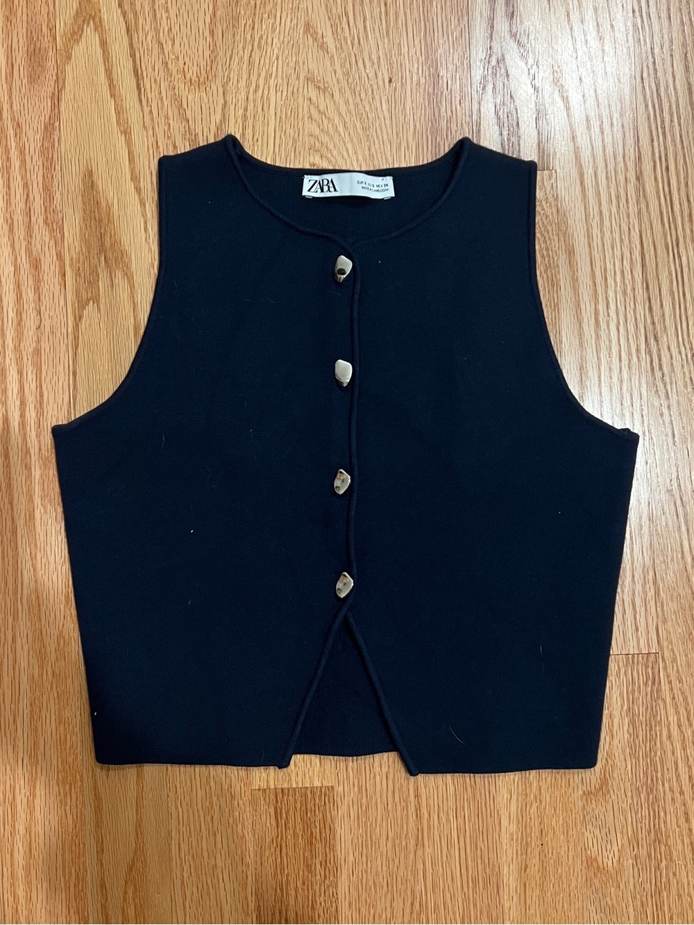 Zara Navy Top